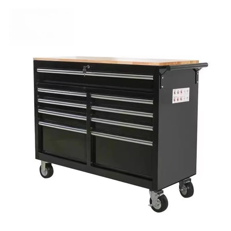 

Maha Europe and America's new heavy-duty tool box workshop auto repair and maintenance multi-functional trolley 46-inch mobile w
