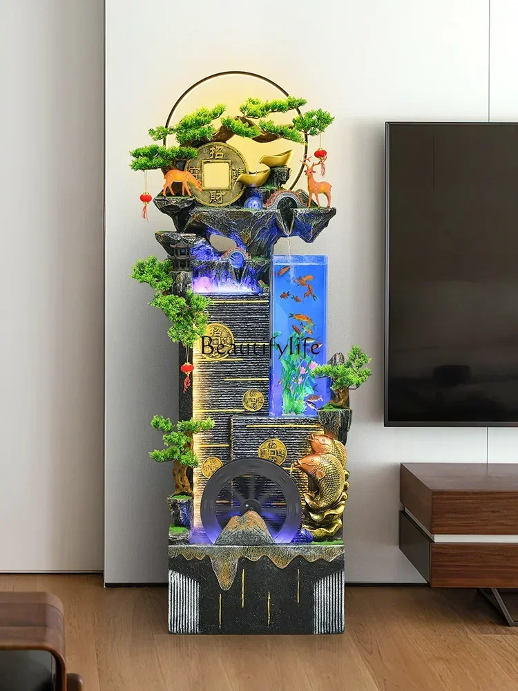 

LD33Rockery Flowing Water Ornaments Living Room Fish Tank Landscape Circulating Water Balcony Fountain