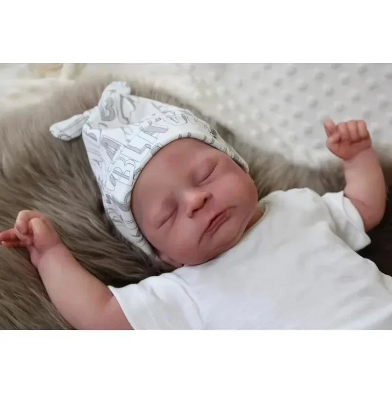 48 سنتيمتر تيموثي تولد من جديد دمى طفل النوم اليد الطلاء الطفل ثلاثية الأبعاد الجلد مع الأوردة المرئية بيبي تولد من جديد ألعاب الدمى للأطفال