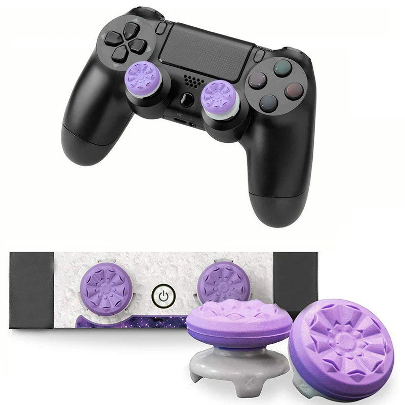 Silikon-Daumengriffabdeckungen, Rocker-Stick-Verlängerungskappen, Game-Joystick-Controller-Zubehör, Thumbstick-Griffkappen für PS4, PS5, Xbox