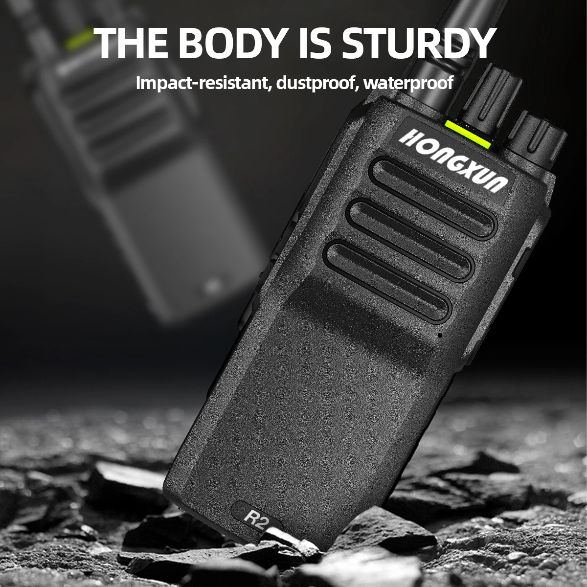 HX-R2 اسلكية تخاطب 10 واط UHF/VHF 4 الفرقة مفتاح واحد تردد مطابقة قناة مسح بطارية ذات سعة كبيرة لطابق السفلي نفق
