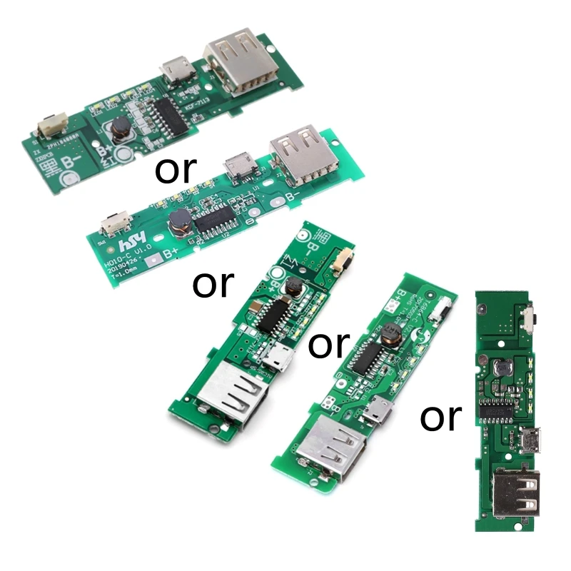 USB 5V 2A Mobile Phone Power Bank Charger PCB Board Module For 18650 Battery