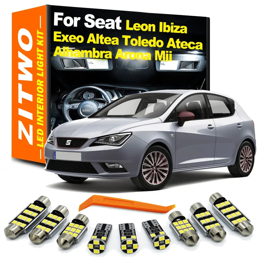 

Canbus LED Interior Light Kit For Seat Leon 1M 1P 5F Ibiza 6L 6J 6P Ateca Arona Exeo ST Altea Mii Toledo Alhambra Cordoba