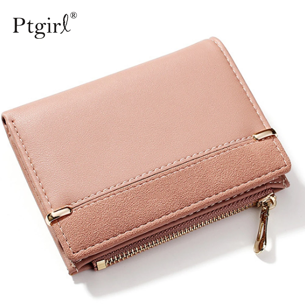 

2023 Small Leather Wallet Women Vintage Women Wallets Luxury Brand Wallets Designer Purse Female Card Holder Coin Short Carteira