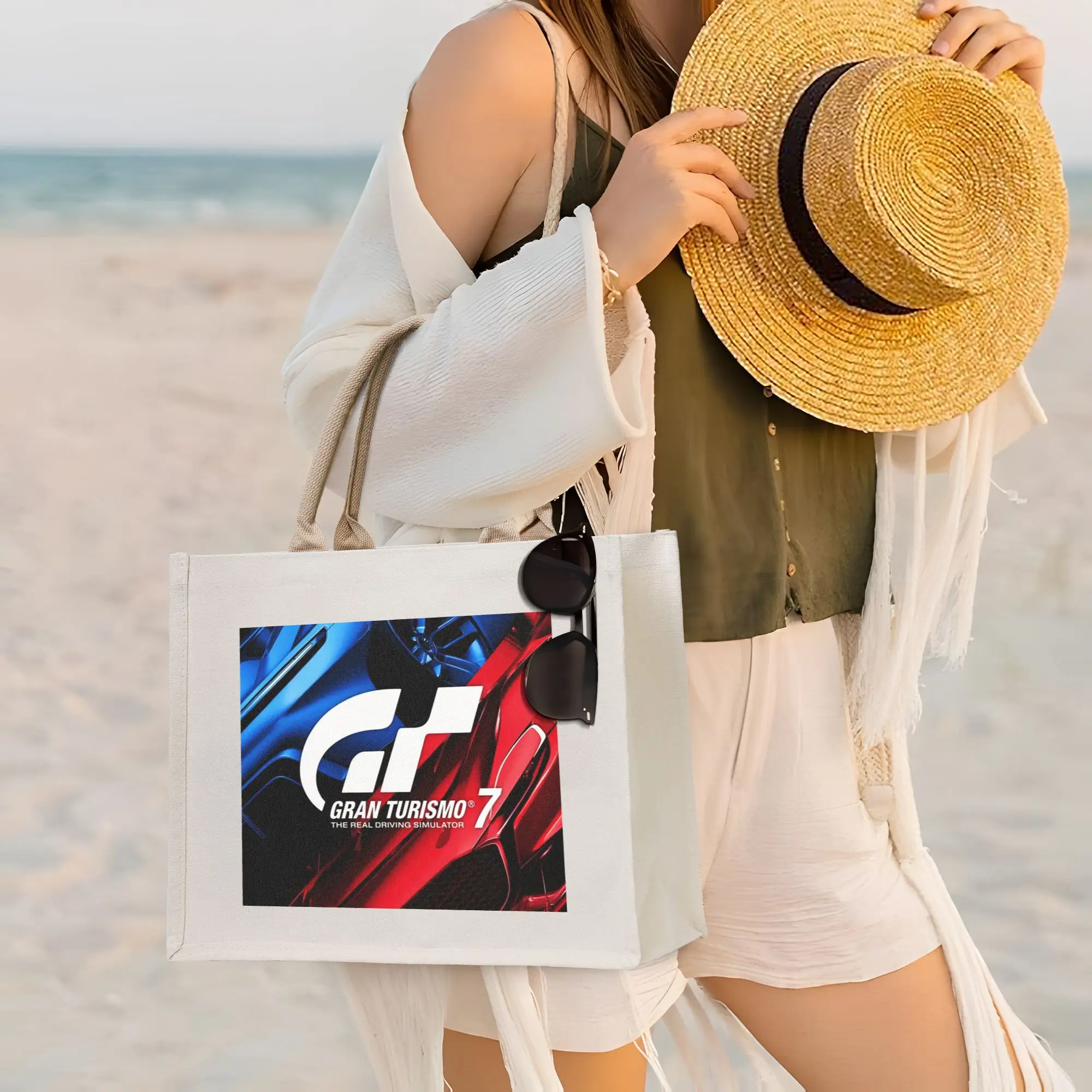 

Сумки для покупок Gran Turismo, холщовая сумка-тоут, многоразовая, для женщин, сумка через плечо, дорожная сумка