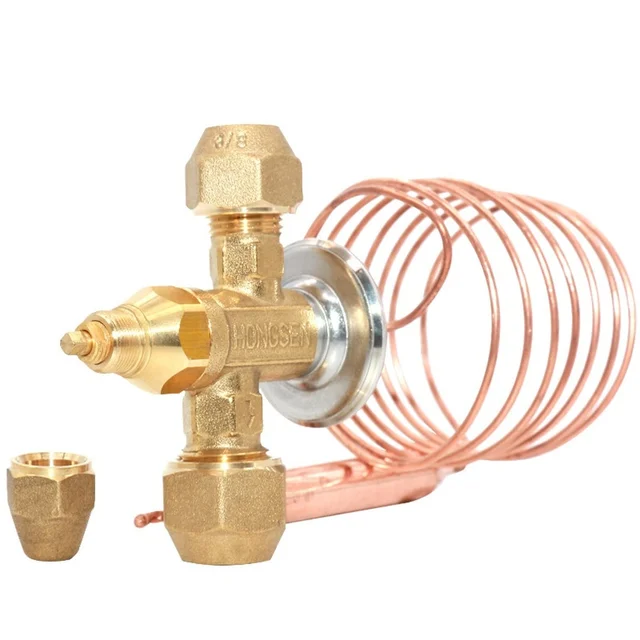 Электромагнитный клапан Thermal Expansion Valve R22 Refrigerate Internal Balance Flow Control Valve For Air Conditioning Systems RF22-1.0-RF22-5.0 Прочие клапаны — деталь 1