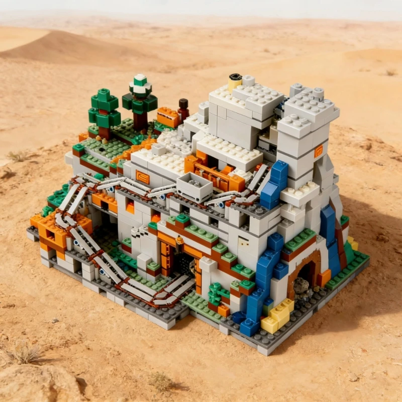 

2688 Pieces Mechanical Cave Archive Building Blocks Bricks Educational Toy DIY Compatible Gift #21137,