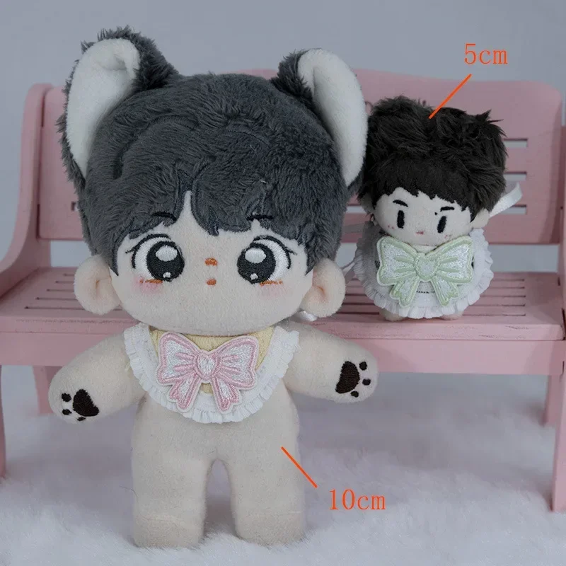 Baby clothes 5cm10cm cotton doll saliva towel scarf cute 5cm sea star doll doll action clothes doll accessories