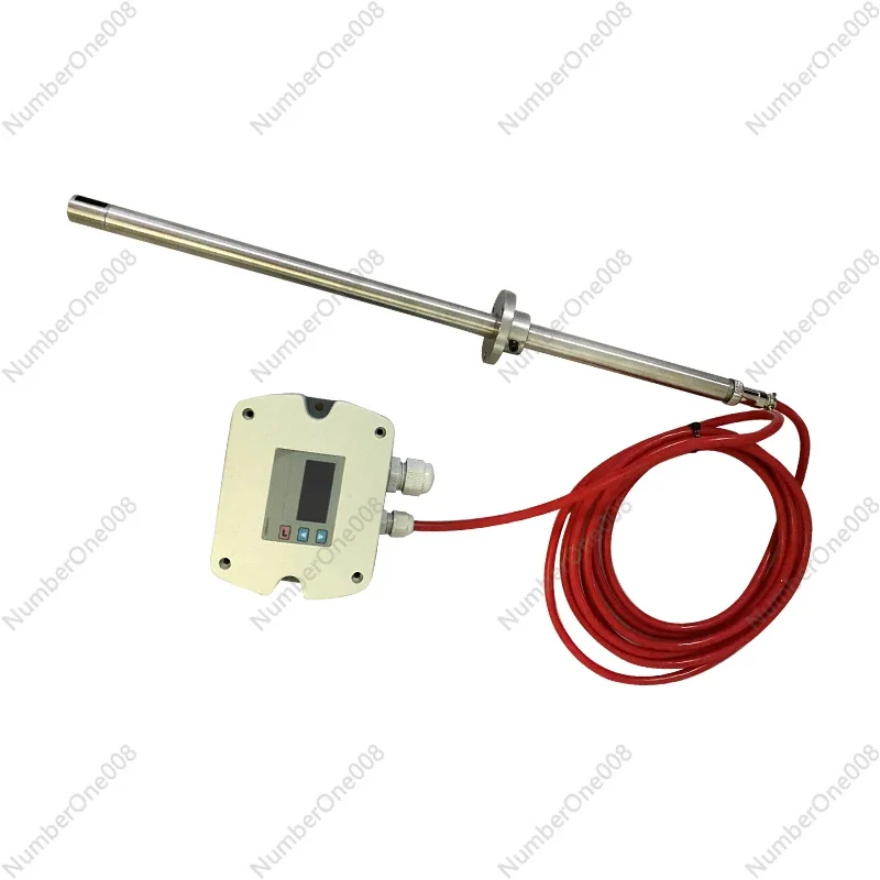 Thermal Air Flow Transmitter Pipeline Sensor with LCD Display Resistant to High Temperature and Dust