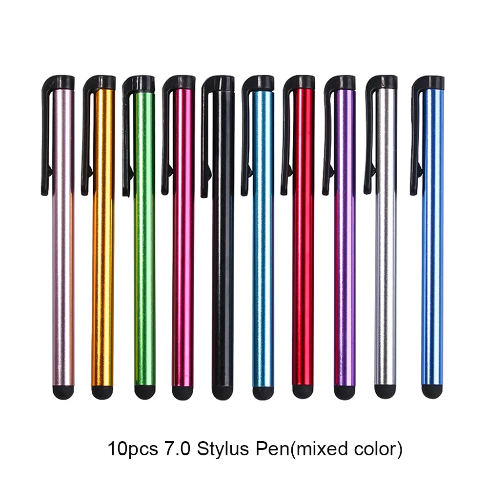 10 stks Stylus Pen Voor iPad Apple Potlood Touch Pen Voor Android IOS Windows Tablet Telefoon Pen Voor iPhone Huawei Samsung Xiaomi