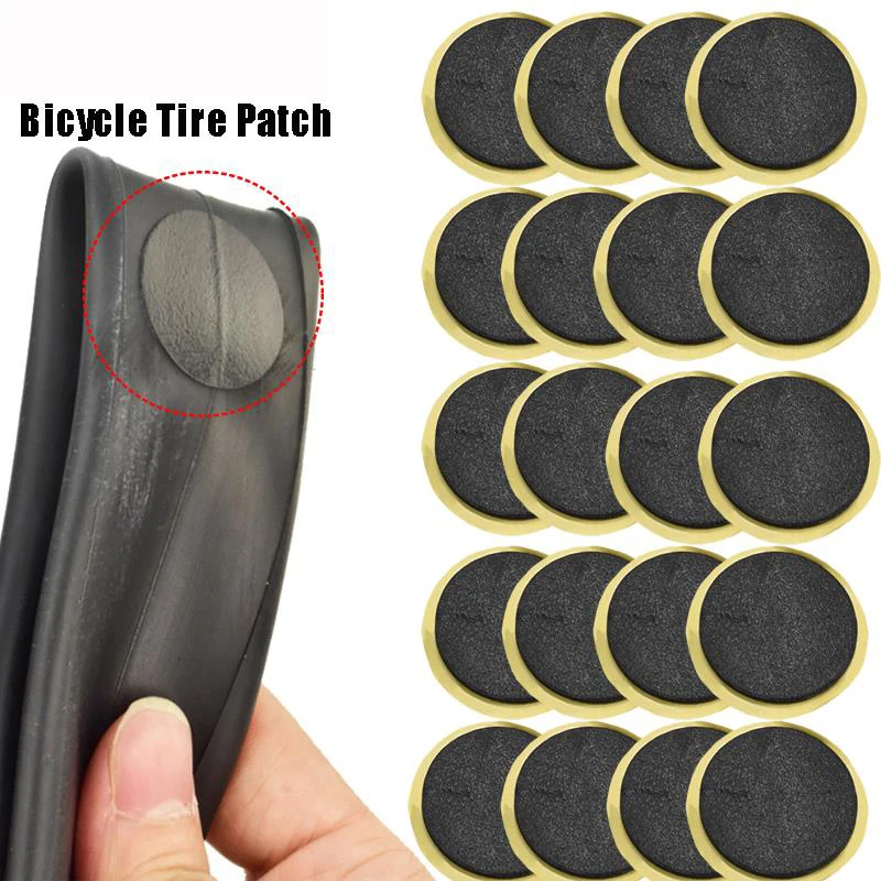 

10pcs Bicycle Glue-free Tire Patches Tool Without Glue For Sagud Airbrush Replacement Parts Tire Replacement Tools