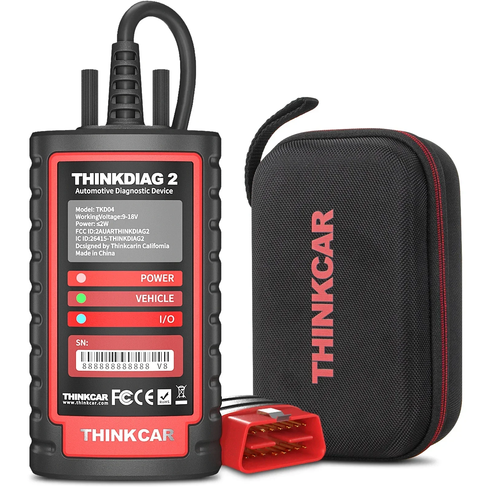 

2026 Premium 2024 Car Scanner Thinkcar ThinkDiag 2 Universel Bi-directional Control Full System Function Diagnostic Tool For Car