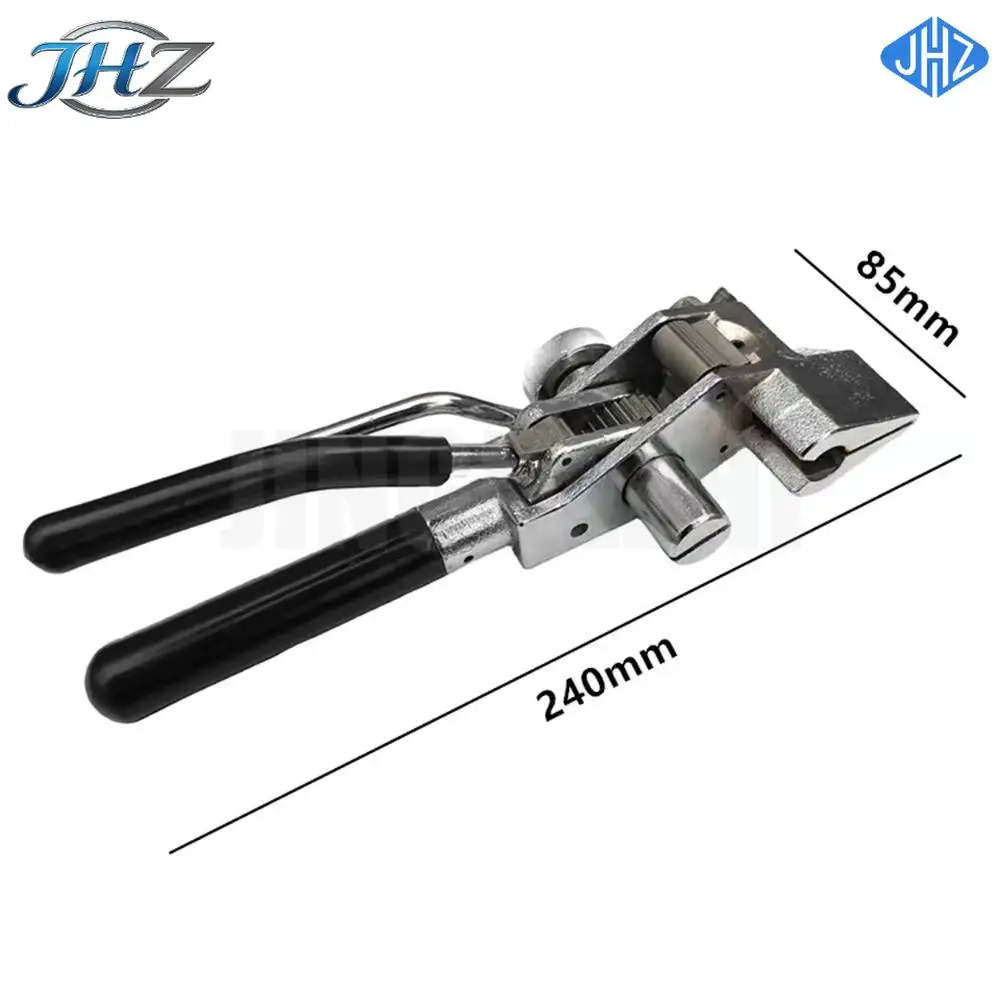 JHZ forStainless Steel Band Strapping Plier Strapper Type Wrapper Manual Binding/Wrapping Machine Cable Tie Ctting Tool