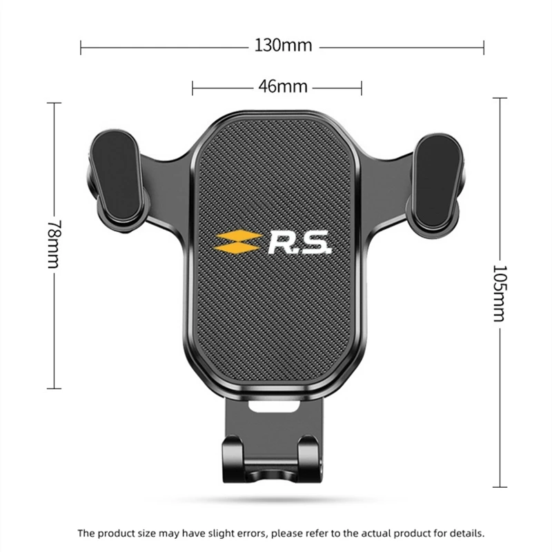 Gravity Car Phone Holder Support Smartphone Car Mobile Phone Holder For Renault RS Clio Scenic Logan Megane Koleos Sandero