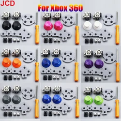 JCD 11 in 1 For Microsoft Xbox 360 Controller Analog Stick Sensor Potentiometers + Thumb Grips LT RT Trigger Switch Buttons ﻿