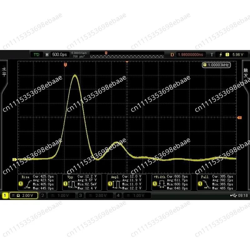 350ps Rise Time Pulse Generator Int/Ext Trigger Bluetooth RS485 Adjustable Amplitude & Frequency