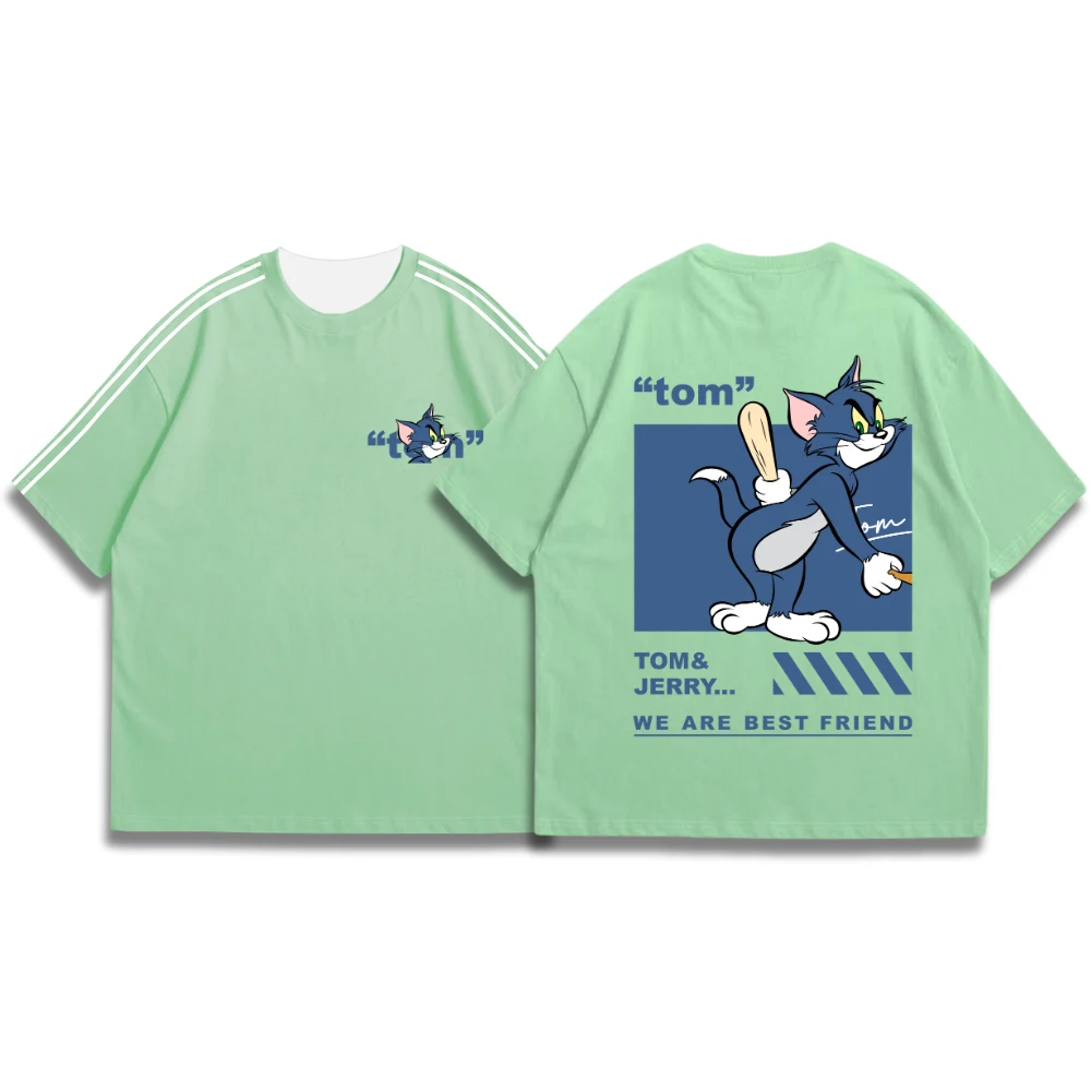 تي شيرت Tom & Jerry's Fashion & Luxury مطبوع ثلاثي الأبعاد مصنوع من نسيج مسامي ممتص للغاية للرجال والنساء والكبار والأطفال #6