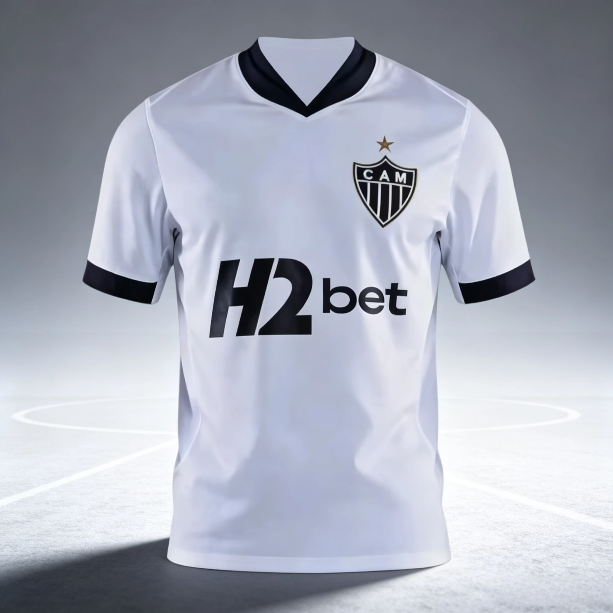 Rua De Fogo Print Atlético Mineiro Football T-shirt  Kids Athleisure Quick Dry Summer Breathable Soft Lightweight Sports Jersey