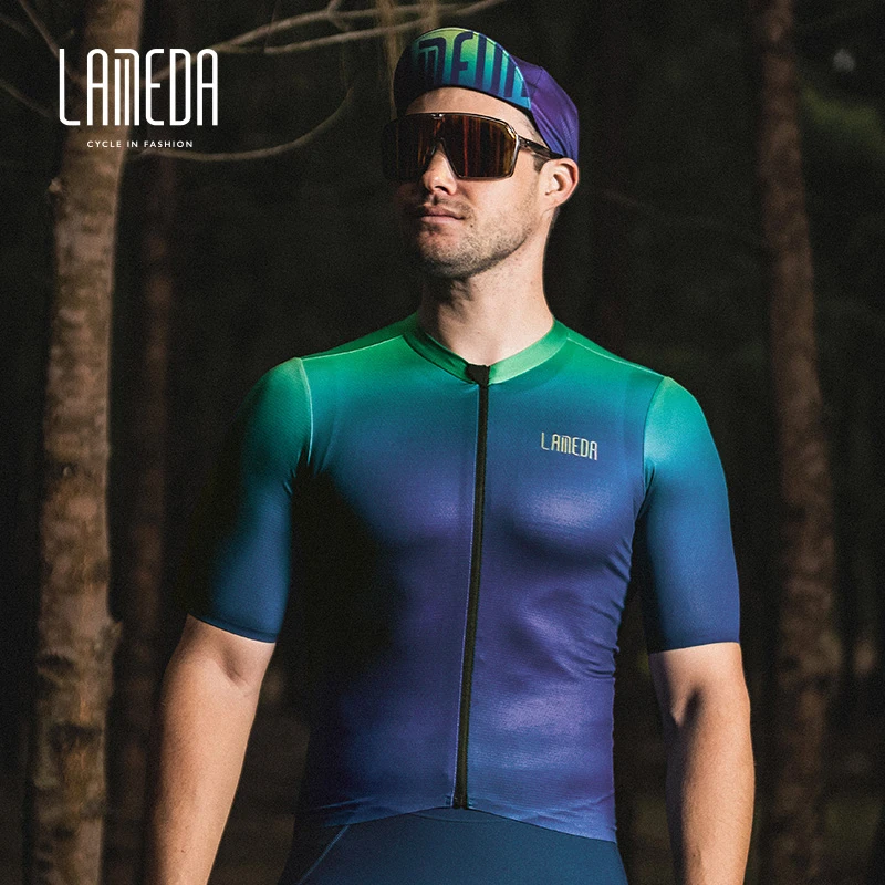 Lameda Cycling Jersey Thin Breathable Cycling Clothes for Men High Elasticity Men\'s Cycling Shirt Cycling Clothes Man 2024