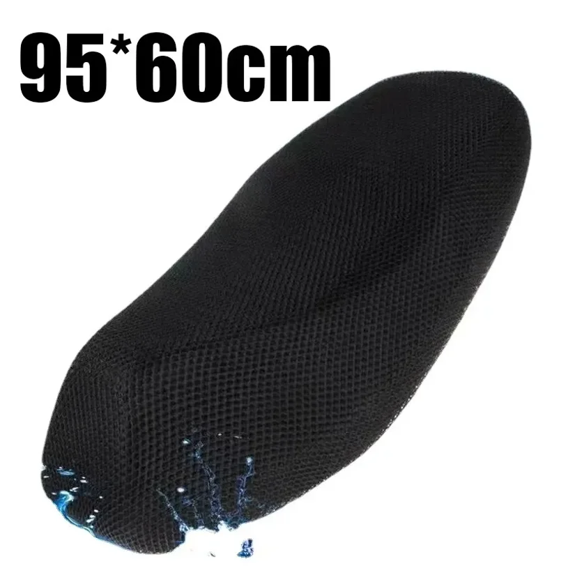 Summer Cool 3D Mesh Motorcycle Seat Cover Breathable Scooter Seat Covers Cushion Anti-Slip cover Grid Protection pad