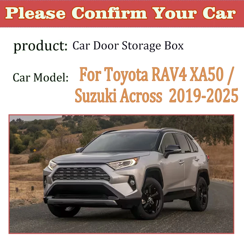 Auto Door Storage Box For Toyota RAV4 XA50 Tuning Parts Suzuki Across 2019-2025 2020 2021 Door Slot Box Storage Barrel Body Kits