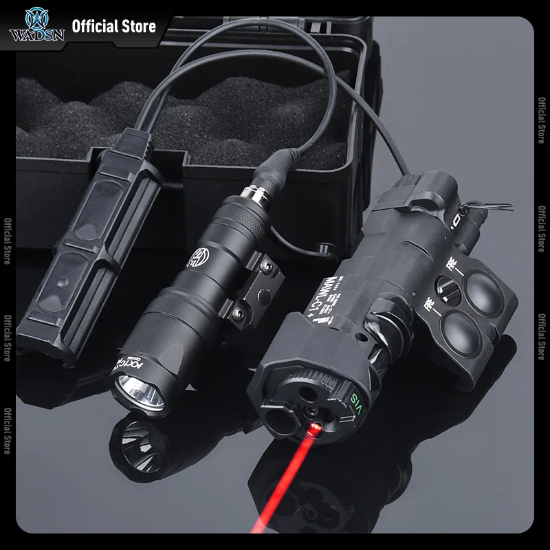 WADSN Tactical MAWL Laser Red Green Blue IR Laser IR Fill Light SF M300A/M600C Flashlight Dual Pressure Switch Hunting Light