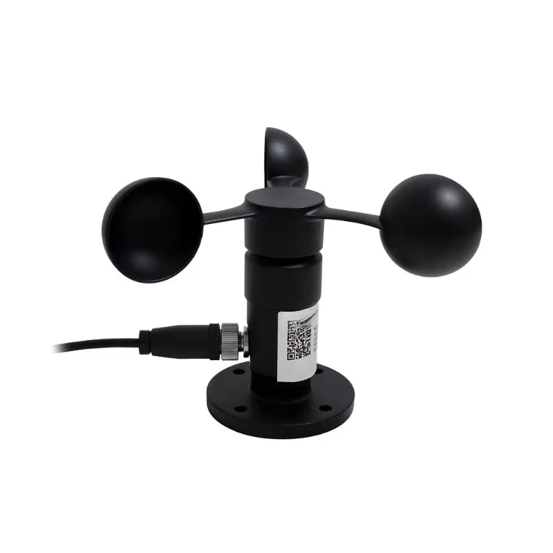 Industrial Meteorological Monitoring Machinery 3 Cup Anemometer Wind Speed Sensor Instrument