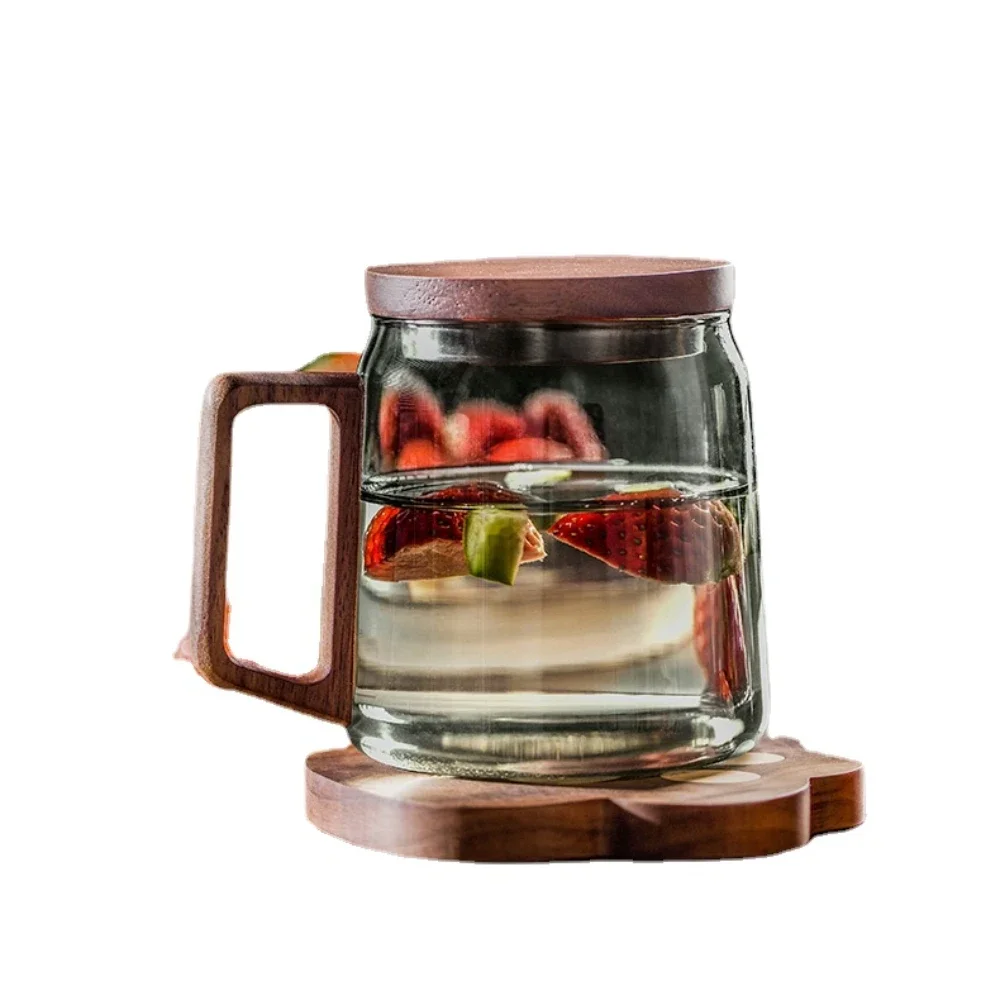 Tea Water Separation Tea Cup Heat-Resistant Glass Tea Cup Office Filter Tea Cup Simple Home Water Cup