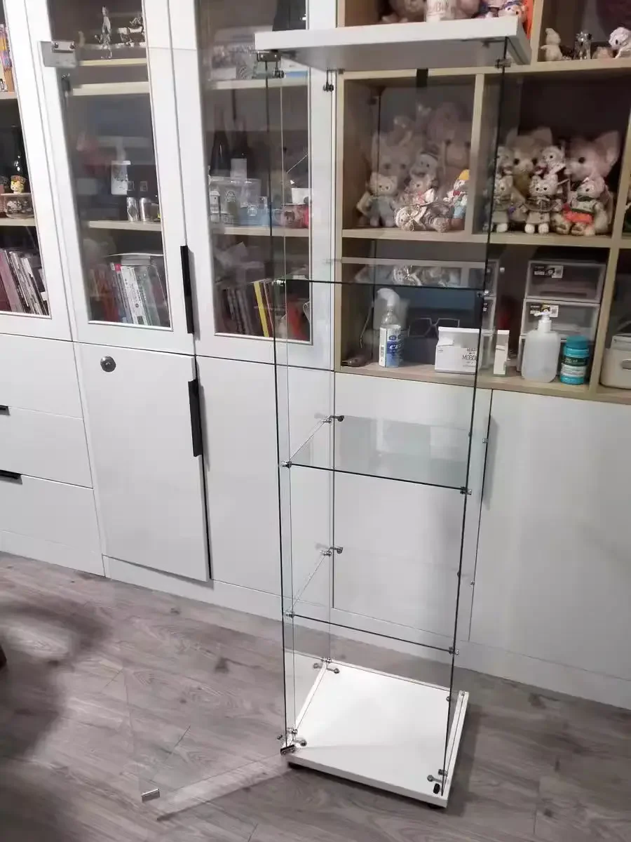 Glass product display cabinet Figure Lego display box Transparent wine cabinet Transparent storage display stand