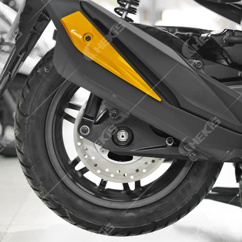 Chekis مناسبة لملحقات تعديل ماسورة العادم Honda Forza350 Nss350 Sh350I، شرائط جانبية مضادة للتصادم، شرائط دعامة مضادة للاحتكاك، دعامات مضادة للخدش