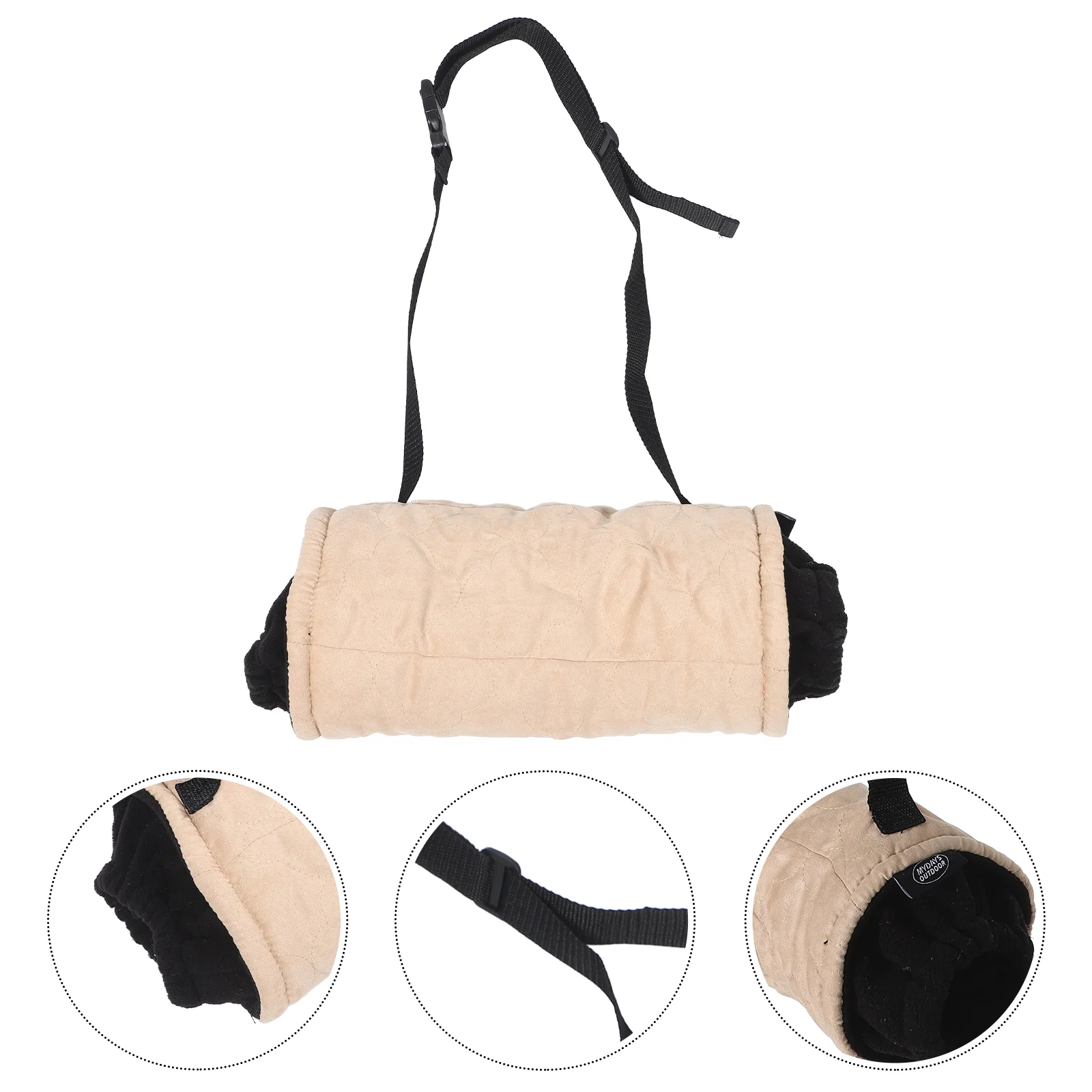 

Straight Type Keep Warm Outdoor Gloves Miss Winter Accessory Hand Muff 3050X3000X300CM Fabric Furry Plush Muffler Warmer