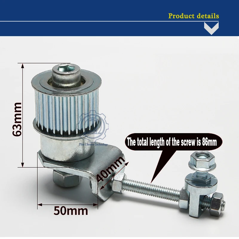 Suitable to TKE Elevator K400 Pulley Assembly  Driven Pulley  Car Door Pulley Lifters spare parts