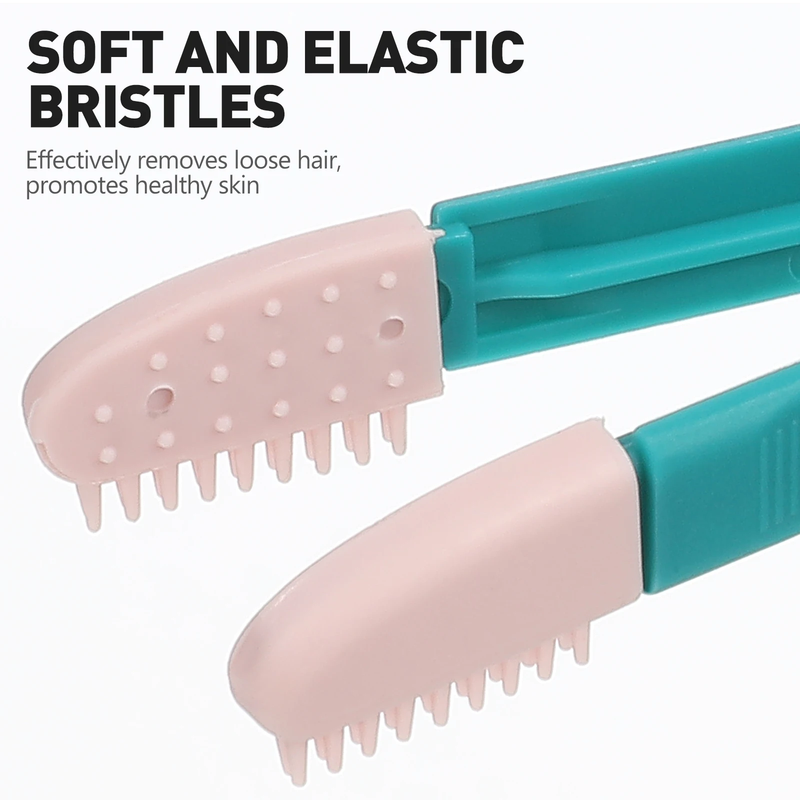 

2 Pcs Cat Eye Booze Brush Cleaning for Cats Pet Cleaner Tool Tear