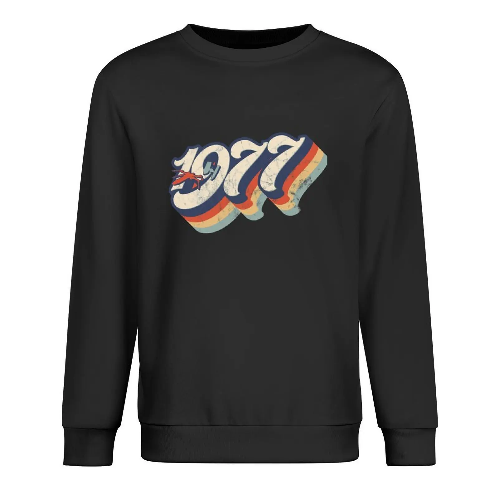 

1977 Retro Dog Fight Pullover male clothes men's winter sweater men's sweat-shirt set men's sweat-shirt sweatshirt male