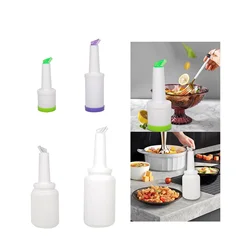 Reusable Vinegars Oil Bottle Ketchup Dispenser Leakproof Seasoning Squeeze Bottle for Ketchup Liquid Condiments Mustard Kitchen