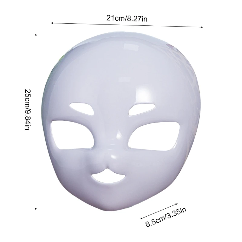 Anime Base Head Skull Mask Cosplay Fursuit Head Animal Cats Plastic Mask Halloween Carnivals Party Costume Props image 3