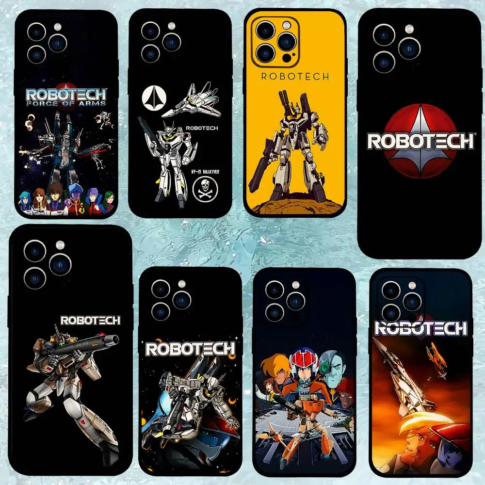 A- Animes R-Robotechs Handyhülle für iPhone 17 16 15 14 13 12 11 PRO MAX PLUS Mini TPU Weiche Hautfreundliche Hülle