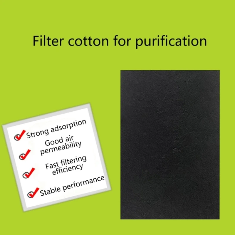 5mm Thick Upgraded Activated Carbon Air Filter Fabric Durable Non Woven Purifier Filter Fabric for Car Industrial Exhaust Gases