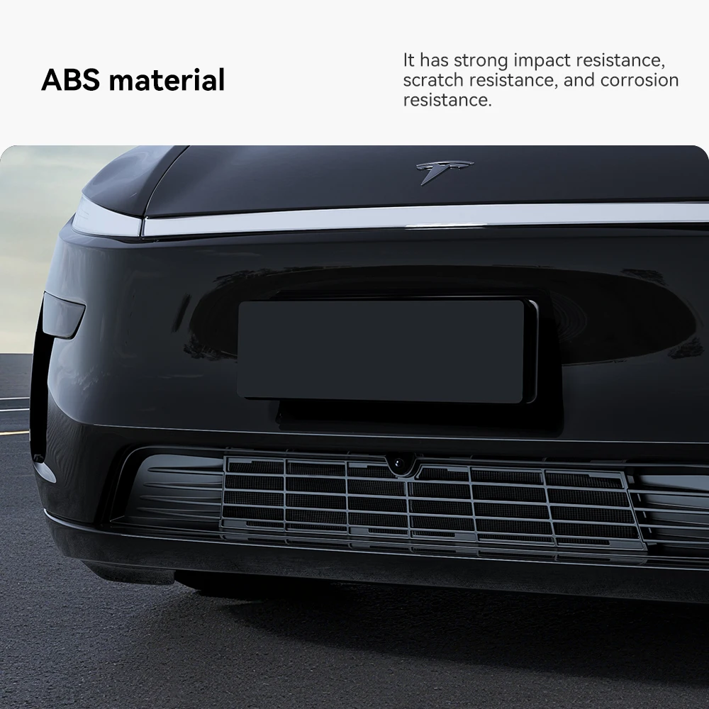 YZ ل تسلا العرعر الجبهة مصبغة غطاء مغناطيسي المصد السفلي مكافحة الحشرات الحرس الألومنيوم مقاومة للتآكل اكسسوارات السيارات