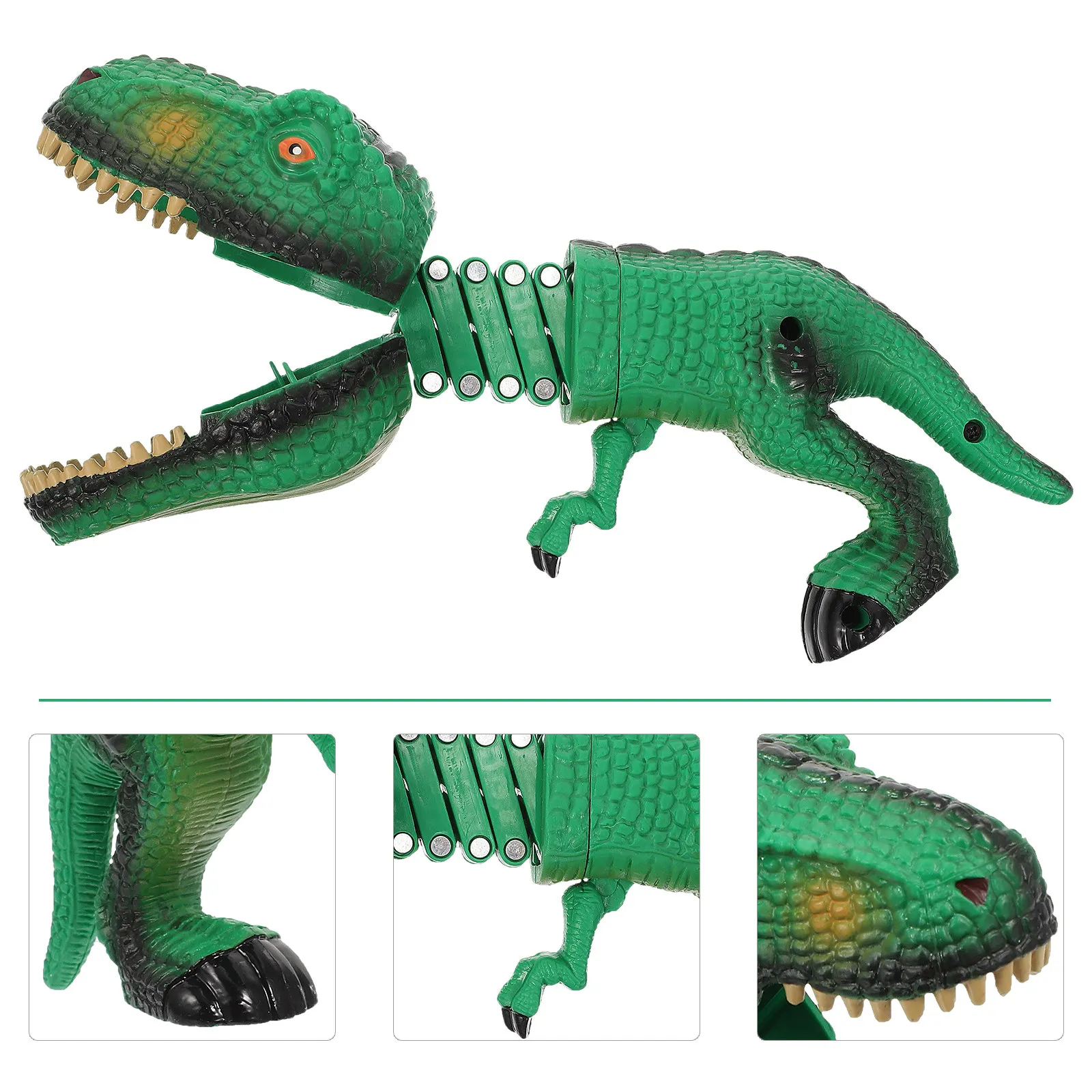 

Spring Mechanical Hand Clip Cartoon Animal Design Fun Prank Manipulator Bite Plaything Children Party Game Creative