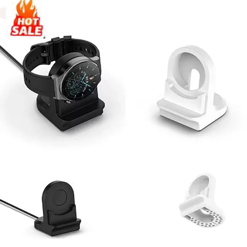 Watch Charger Tool For Huawei Watch3/GT2 Pro/ ECG Universal Silicone Charging Cable Stand SmartWatch Charger Wire Dock Accessori