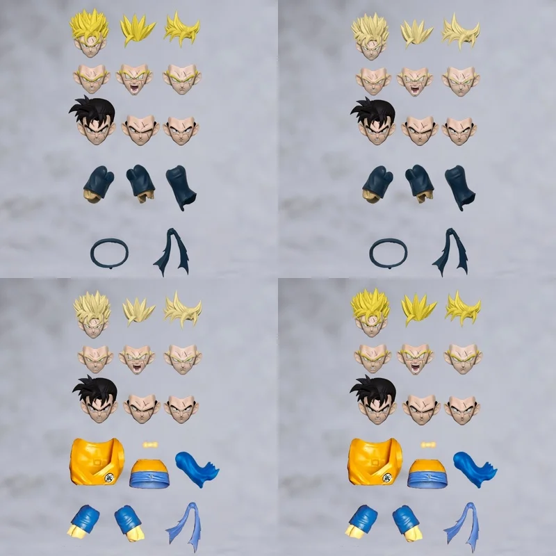 

Набор аксессуаров Nan&T Dragon Ball Future Gohan 3.0: Волшебный контракт Кинг-Конга, подвижные детали для битвы, сменные голова, торс, руки