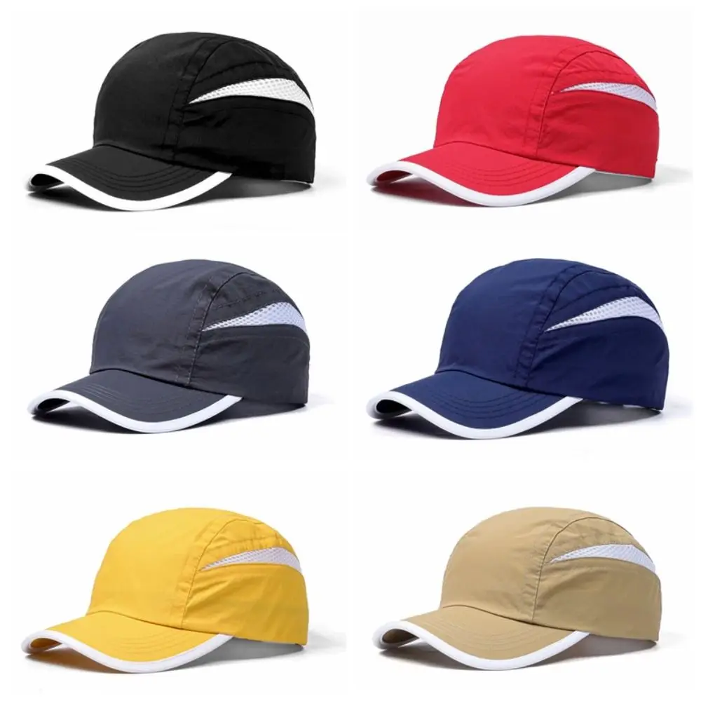 

Summer UV Protection Quick Dry Cap Adjustable Sunscreen Baseball Cap Breathable Casual Running Snapback Men Women