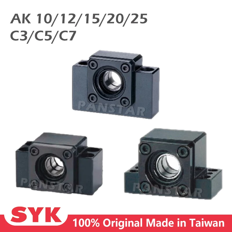 

SYK Professional Support Unit AK10 AK12 AK15 AK20 AK25 Fixed-side C3 C5 C7 AKAF Ballscrew Ground Ends Premium CNC Parts