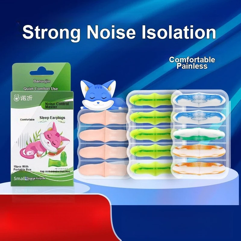 Sleep Earplugs Sound Insulation Noise Prevention for Sleeping Study Use Noise Reduction Mute for Men and Women