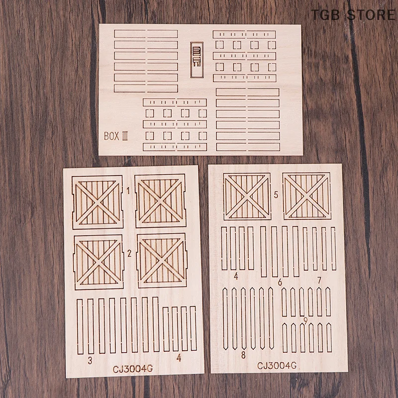 1:35 صندوق خشبي مصغر/صينية قوس التجمع نموذج اليدوية Diy بها بنفسك طاولة الرمل المشهد تخطيط المواد Diorama عدة 1 قطعة #1