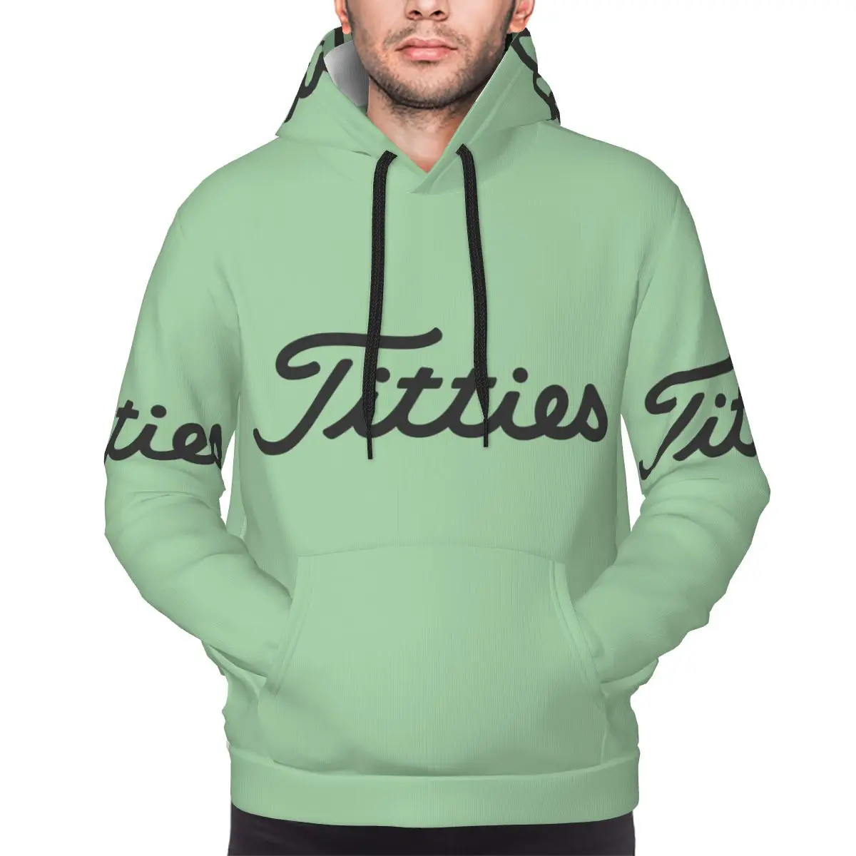 

Titties Golf Ball Hoodie Hip Hop Pullover Autumn Winter Men's Women's Sweatshirts Long Sleeve Tops