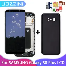 TFT LCD For Samsung Galaxy S8 plus G955fd G955F G955 With Frame Display With Touch Screen Assembly  Digitize Parts 100%Tested