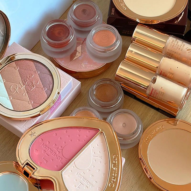 Charlotte CT Moisturizer Lipstick Lip Balm Tilbury Setting Powder Compact Silky Air Cushion Blush General Daily Use Eyeshadow