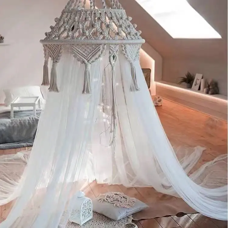 Hand-woven bed mantle tapestry B & B photography decorative gauze tent